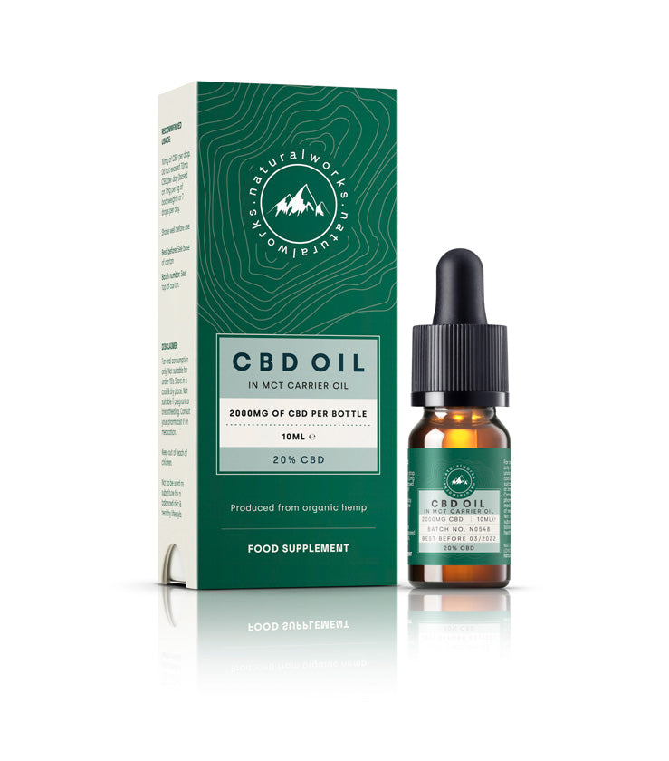 CBD Oil - 20% - 2000mg (MCT carrier oil) - CURRENTLY UNAVAILABLE
