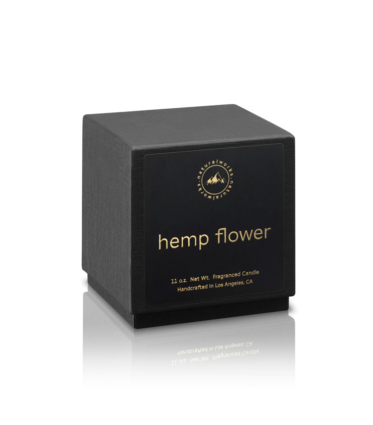 Natural Candle - Hemp Flower Calming Blend - CURRENTLY UNAVAILABLE